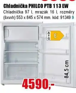 EVA Chladnička PHILCO PTB 113 EW nabídka