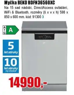 EVA Myčka BEKO BDFN36560XC nabídka