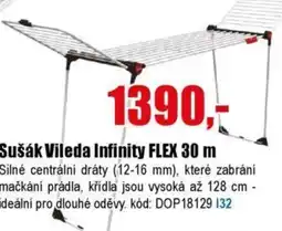 EVA Sušák Vileda Infinity FLEX 30 m nabídka