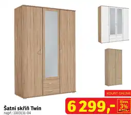 Asko Šatní skříň Twin nabídka