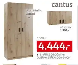 XXXLutz SKŘÍŇ S OTOČNÝMI DVEŘMI, ŠÍŘKA CCA 94 CM nabídka