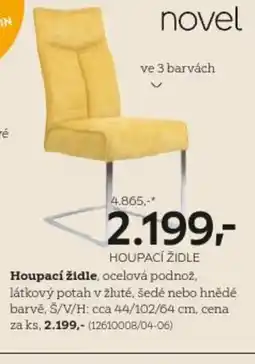 XXXLutz HOUPACÍ ŽIDLE nabídka