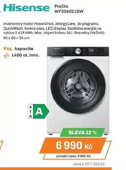 Expert Hisense Pračka WF3S6021BW nabídka