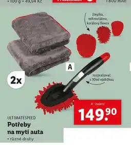 Lidl Potřeby na mytí auta nabídka