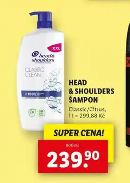 Lidl Head&shoulders šampon nabídka