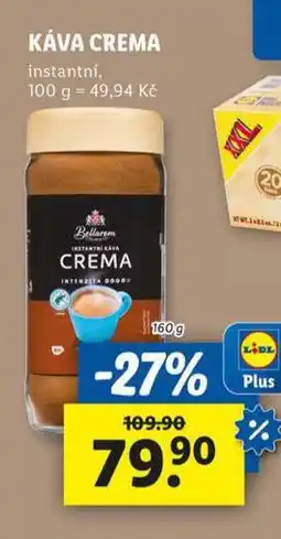 Lidl Káva crema instantní nabídka