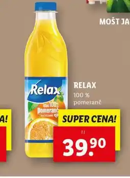 Lidl Relax 100% pomeranč nabídka