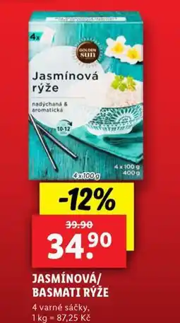 Lidl Jasmínová / basmati rýže nabídka