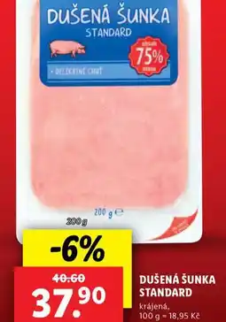 Lidl Dušená šunka standard nabídka