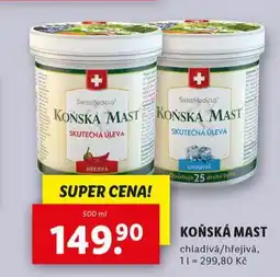 Lidl Koňská mast nabídka