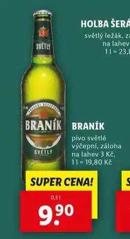 Lidl Pivo braník nabídka