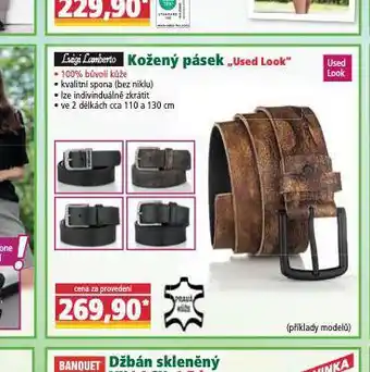 Norma Kožený pásek nabídka