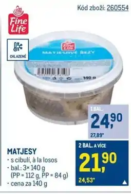 Makro MATJESY nabídka