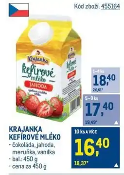 Makro KRAJANKA KEFÍROVÉ MLÉKO nabídka