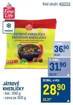 Makro JÁTROVÉ KNEDLÍČKY nabídka