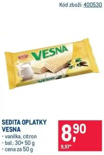 Makro SEDITA OPLATKY VESNA nabídka