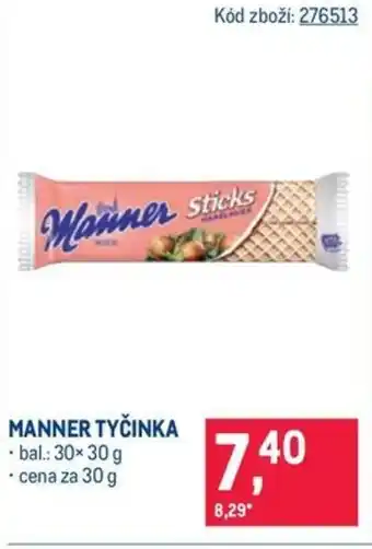 Makro MANNER TYČINKA nabídka