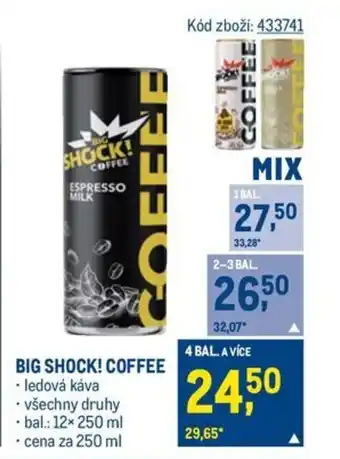 Makro BIG SHOCK! COFFEE nabídka