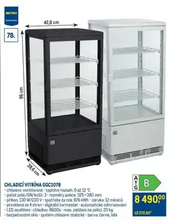 Makro CHLADICÍ VITRÍNA GGC1078 nabídka