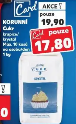 Kaufland KORUNNÍ Cukr nabídka