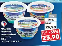 Kaufland MADETA Jihočeské pomazánkové nabídka