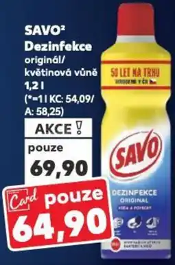 Kaufland SAVO² Dezinfekce nabídka