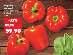 Kaufland Paprika červená nabídka