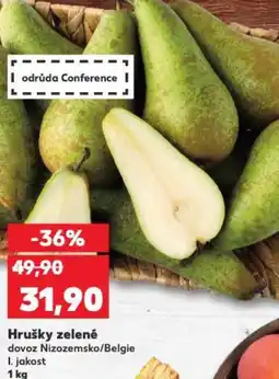 Kaufland Hrušky zelené nabídka