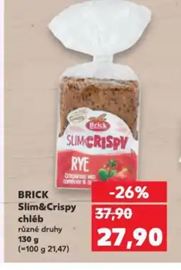 Kaufland BRICK Slim&Crispy chléb nabídka