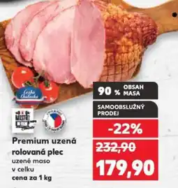 Kaufland Premium uzená rolovaná plec nabídka