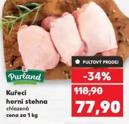 Kaufland Kuřecí horní stehna nabídka