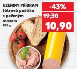 Kaufland UZENINY PŘÍBRAM Játrová paštika s pečeným masem nabídka