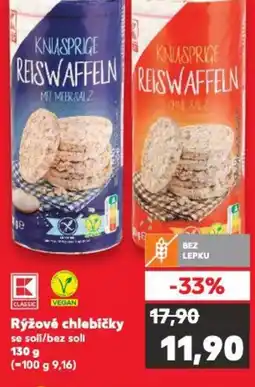 Kaufland Rýžové chlebíčky nabídka