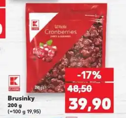 Kaufland Brusinky nabídka