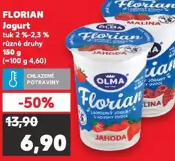 Kaufland FLORIAN Jogurt nabídka
