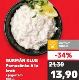 Kaufland GURMÁN KLUB Pomazánka à la krab nabídka