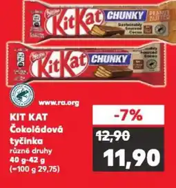 Kaufland KIT KAT Čokoládová tyčinka nabídka