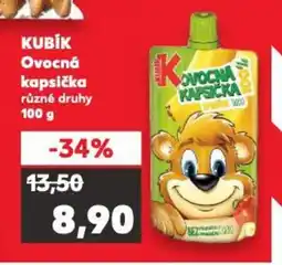 Kaufland KUBIK Ovocná kapsička nabídka