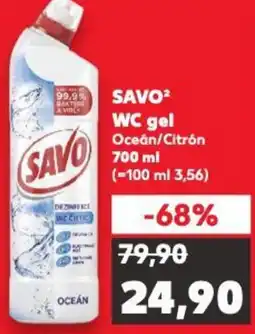 Kaufland SAVO² WC gel nabídka