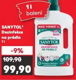 Kaufland SANYTOL² Dezinfekce na prádlo nabídka
