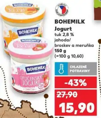 Kaufland BOHEMILK Jogurt nabídka