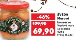 Kaufland ŠVÉDA Masová konzerva nabídka