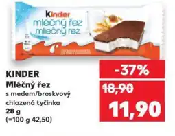 Kaufland KINDER Mléčný řez nabídka