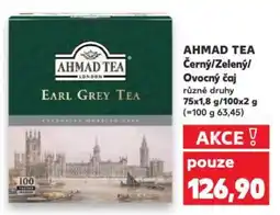 Kaufland AHMAD TEA Černý/Zelený/ Ovocný čaj nabídka