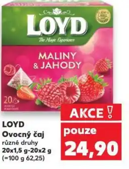 Kaufland LOYD Ovocný čaj nabídka