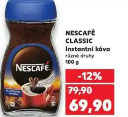 Kaufland NESCAFÉ CLASSIC Instantní káva nabídka