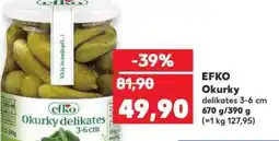 Kaufland EFKO Okurky nabídka