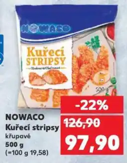 Kaufland NOWACO Kuřecí stripsy nabídka