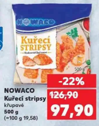 Kaufland NOWACO Kuřecí stripsy nabídka