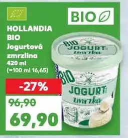 Kaufland HOLLANDIA BIO Jogurtová zmrzlina nabídka